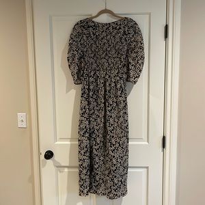 Rebecca Taylor muumuu style dress with ruched top